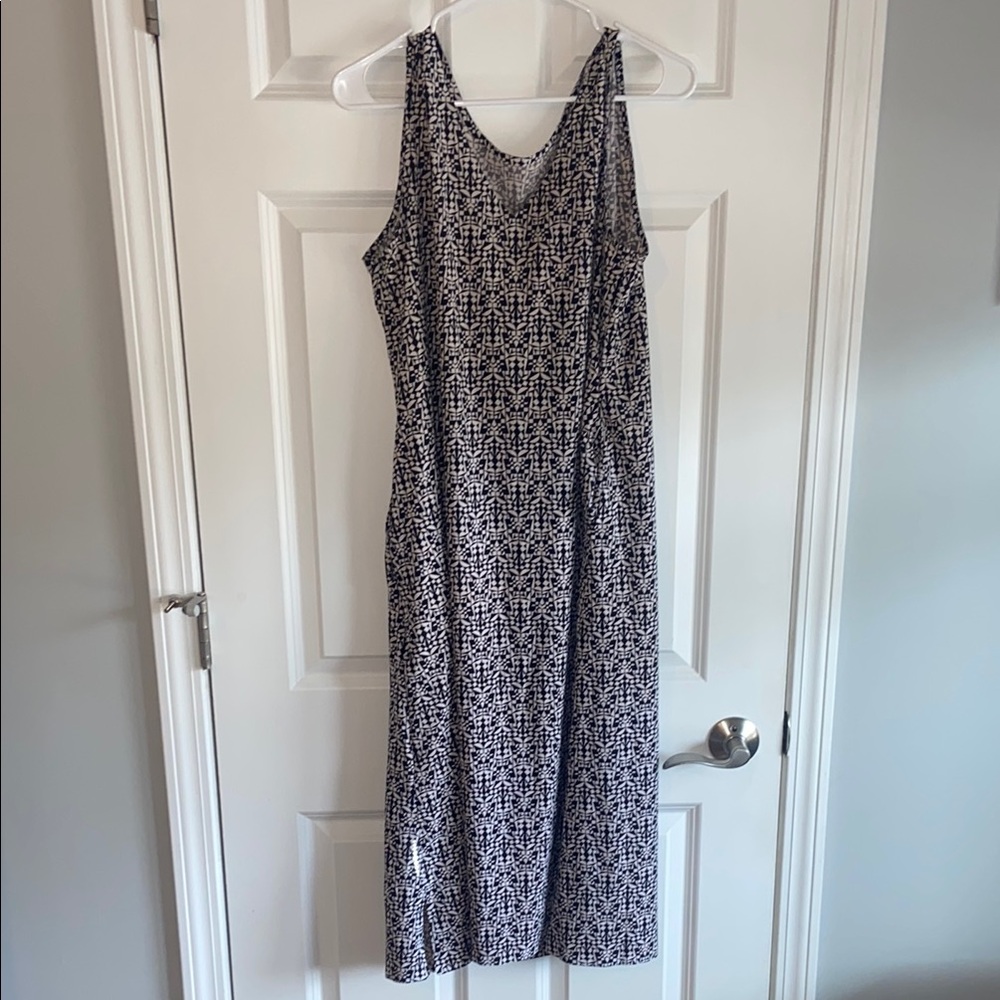 Title Nine Black and White Maxi Sundress